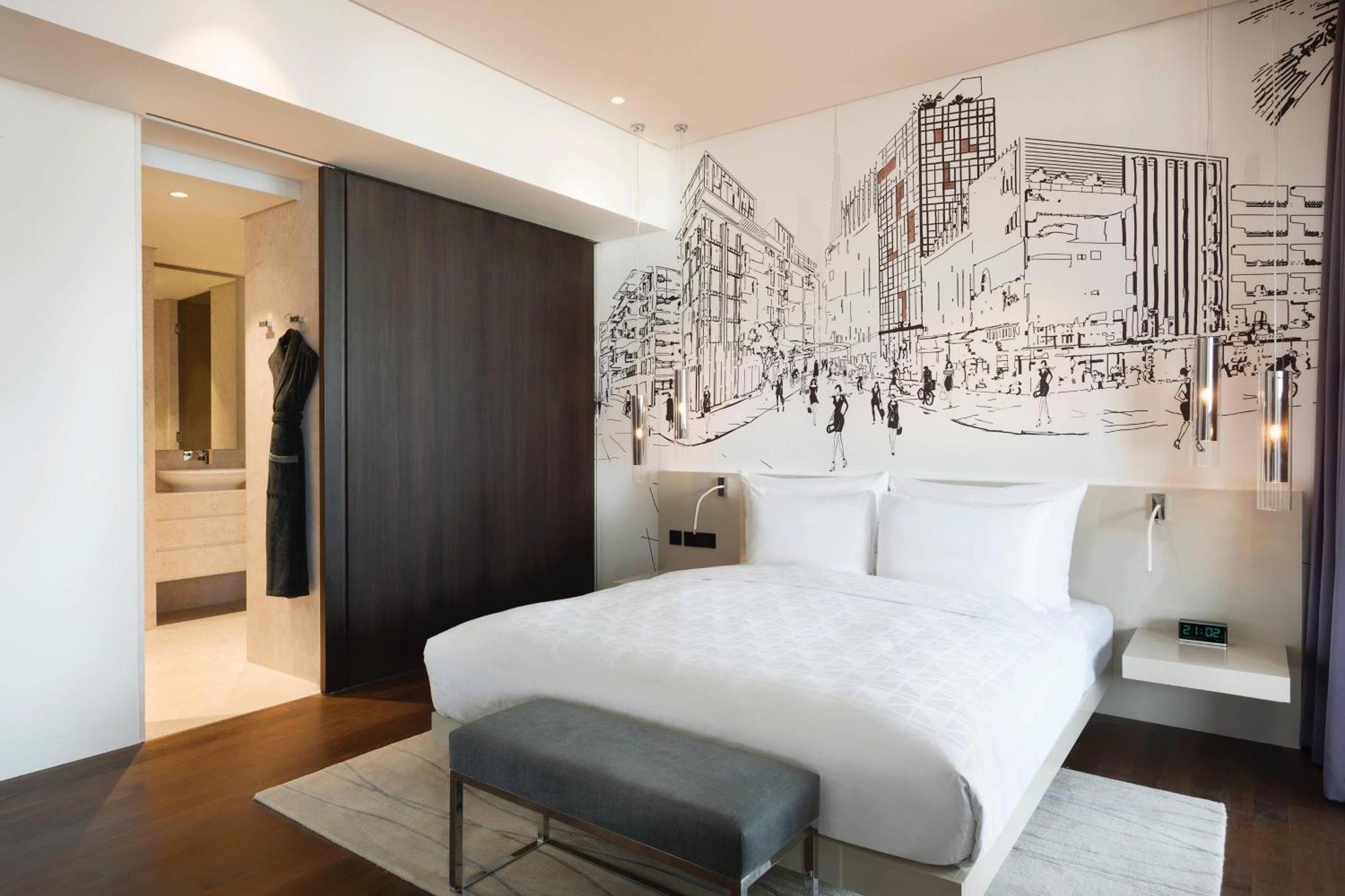 La Ville Hotel & Suites City Walk Dubai, Autograph Collection Екстер'єр фото A bedroom at the hotel